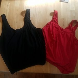 Set of 2 Reversible Front to Back Fabletics Tanks